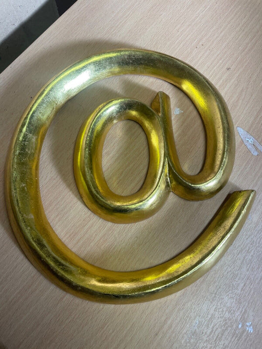 @ POSH GRAFFITI DECORATIVE GOLD GILT WOODEN LETTER @ 12CM HIGH HOME WALLART