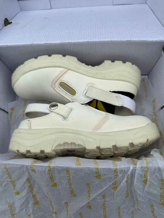 DELTA PLUS SAFETY WORK SHOES STEEL TOE CAP CLOGS NURSE SHOES TRAINERS UK 2