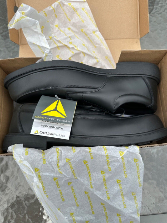 DELTAPLUS SAFETY WORK BOOT COMPOSITE TOE CAP LEATHER WATER RESIST S3 SIZE UK 13