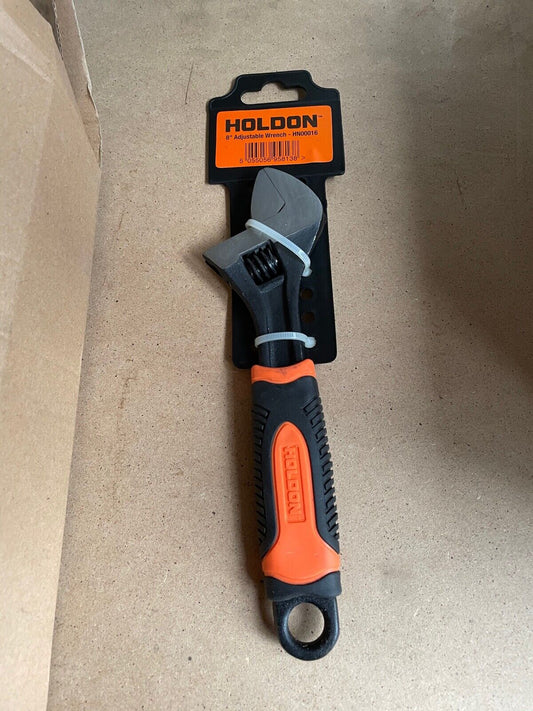 HOLDON 8" ADJUSTABLE WRENCH BRAND NEW WITH TAG GRIP ABLE HANDLE