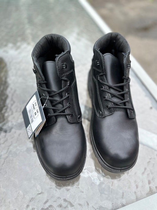DELTAPLUS SAFETY WORK BOOT STEEL TOE CAP LEATHER WATER RESIST S1 SIZE UK 8