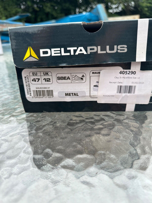 DELTA PLUS SAFETY WORK CLOGS STEEL TOE CAP NURSE SHOES TRAINERS UK SIZE 12